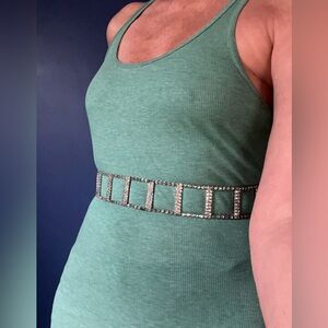 Vintage Rhinestone Belt